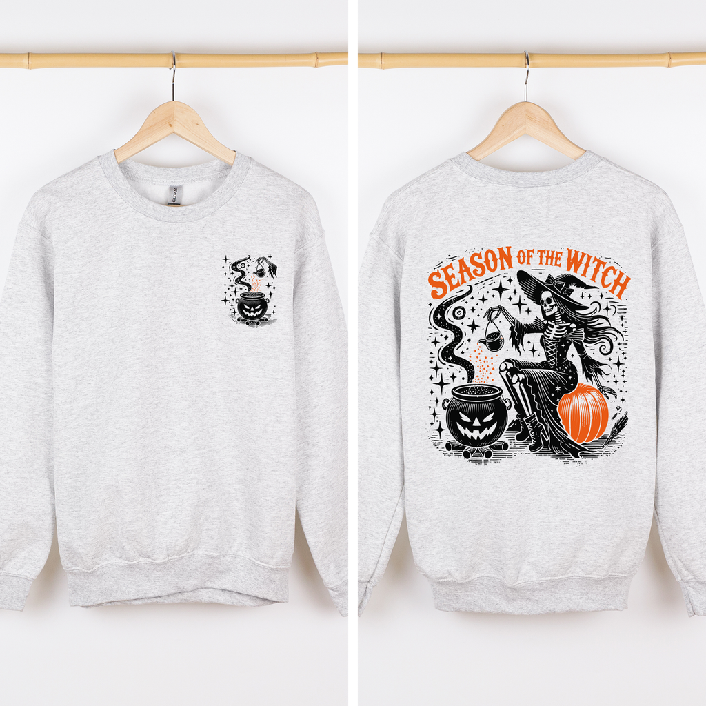 Season Of The Witch Night Of Horrors Vintage Halloween Limited Edition Sweatshirt