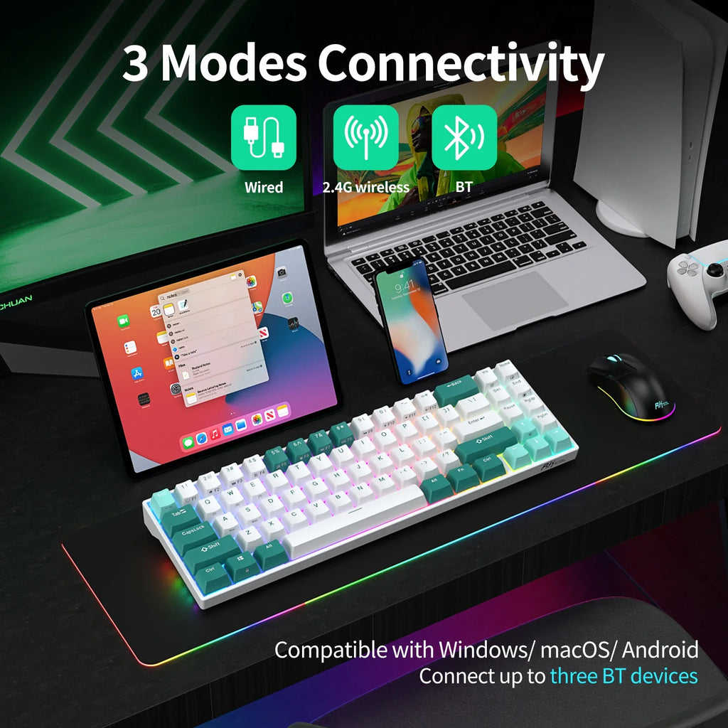 Tri-mode Mechanical Keyboard