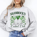 Shamrock's Cocktail Club St Patrick's Day Shamrock Clover Lucky Leprechaun Sweatshirt