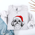 Shih Tzu Lover Dog Breed Portrait And Mascot Art For Pet Parents Everywhere Sweatshirt