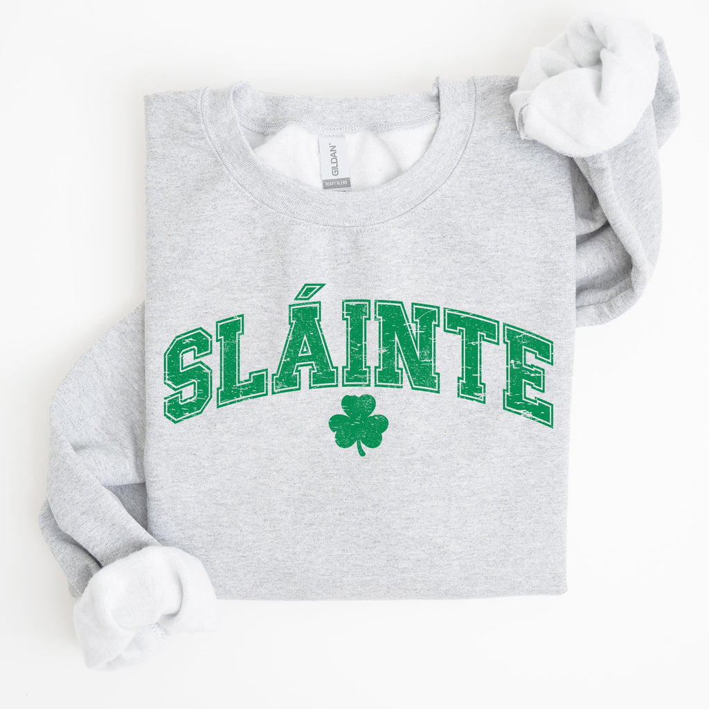 Slainte Gaelic Health Luck St Patrick's Day Irish Pride Celtic Symbols Sweatshirt