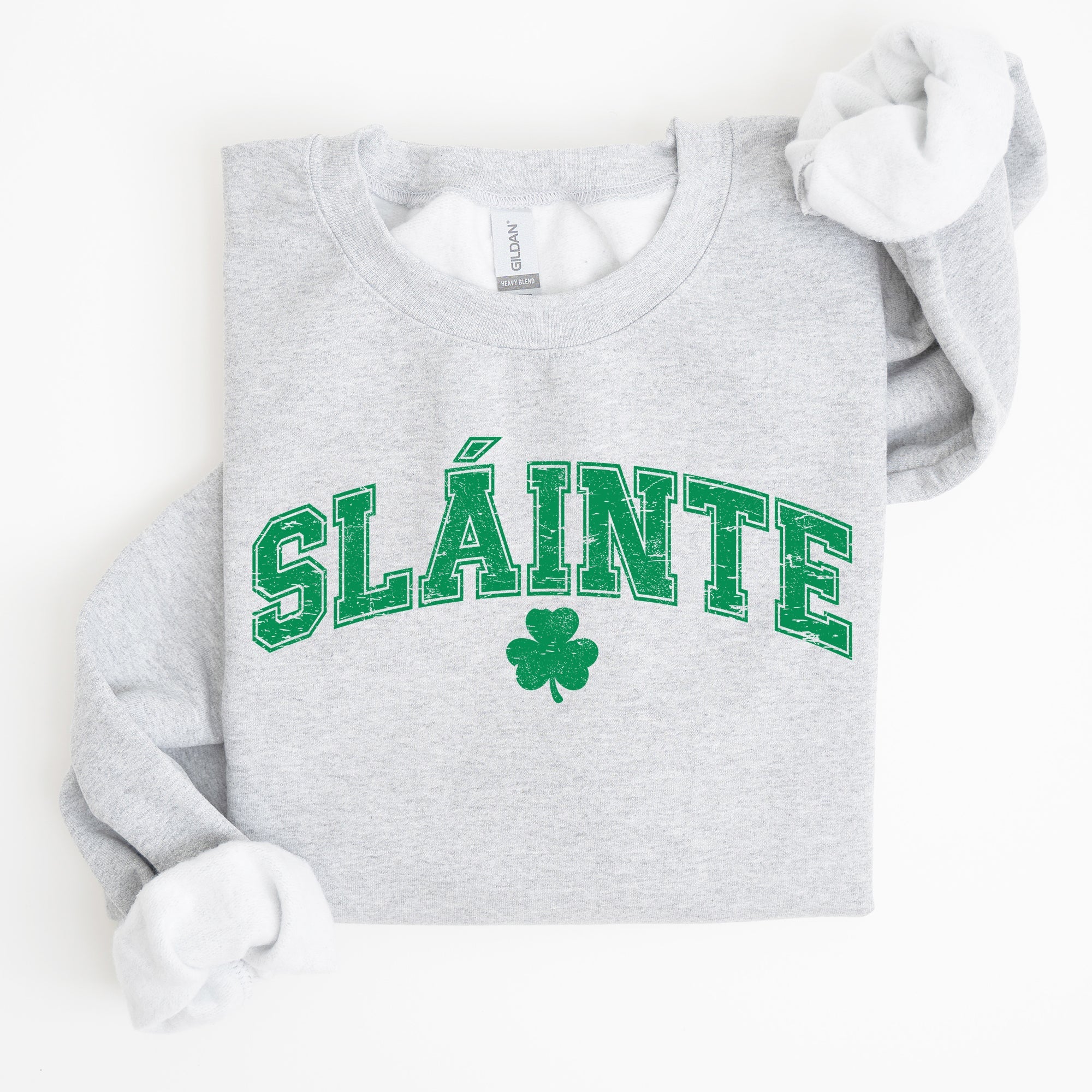 Slainte Gaelic Health Luck St Patrick's Day Irish Pride Celtic Symbols Sweatshirt