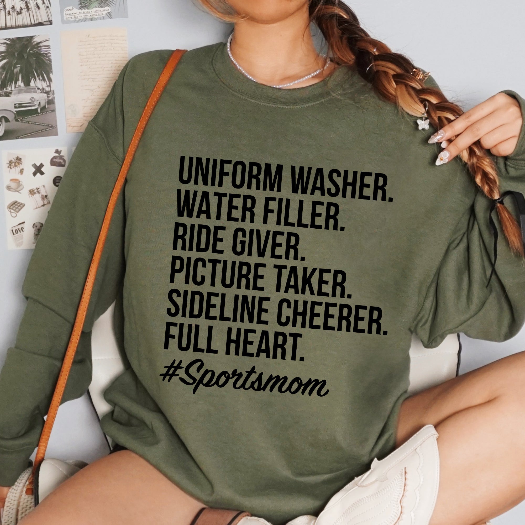 Sports Mom Tailgate Party Football Soccer Baseball Basketball Volleyball Sweatshirt