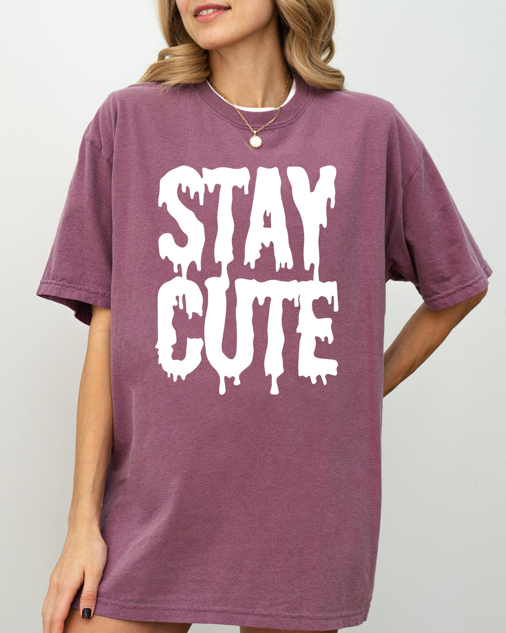 Stay Cute Spooky Creepy Halloween Exclusive Graphic Edition For Haunted Wardrobe Collection Comfort Colors Tee