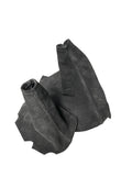 For Chevy Corvette C6 2005-2013 Genuine Suede MANUAL Parking Brake & Shift Boot Cover