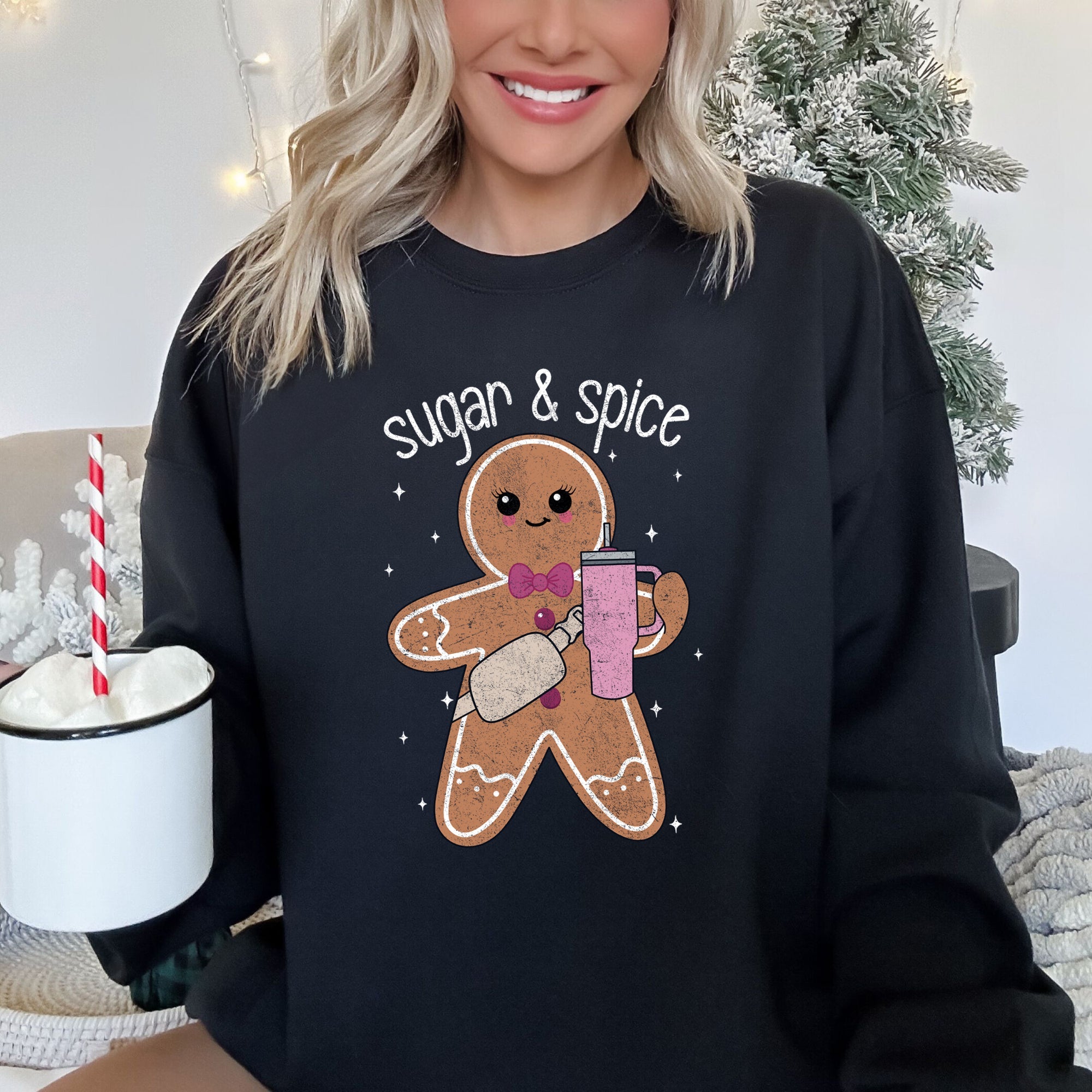 Super And Spice Gingerbread Man Stanley Holiday Edition Cozy Seasonal Collection Sweatshirt