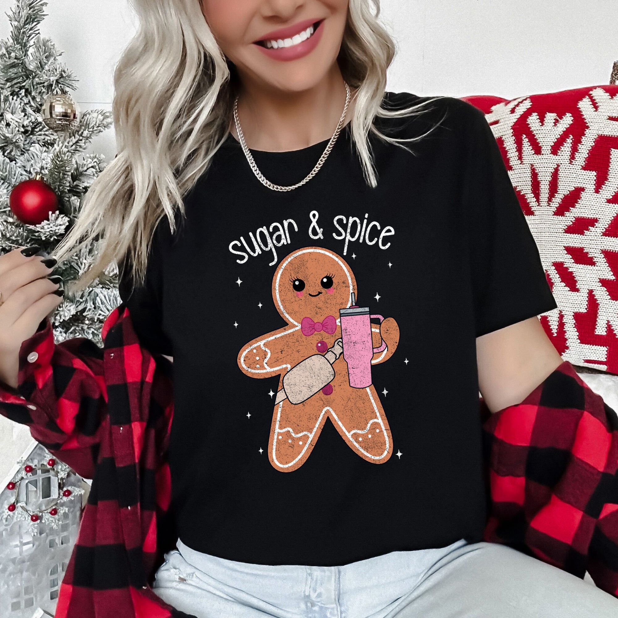 Super And Spice Gingerbread Man Stanley Christmas Whimsical Cookie Cutter Classic Graphic Tee