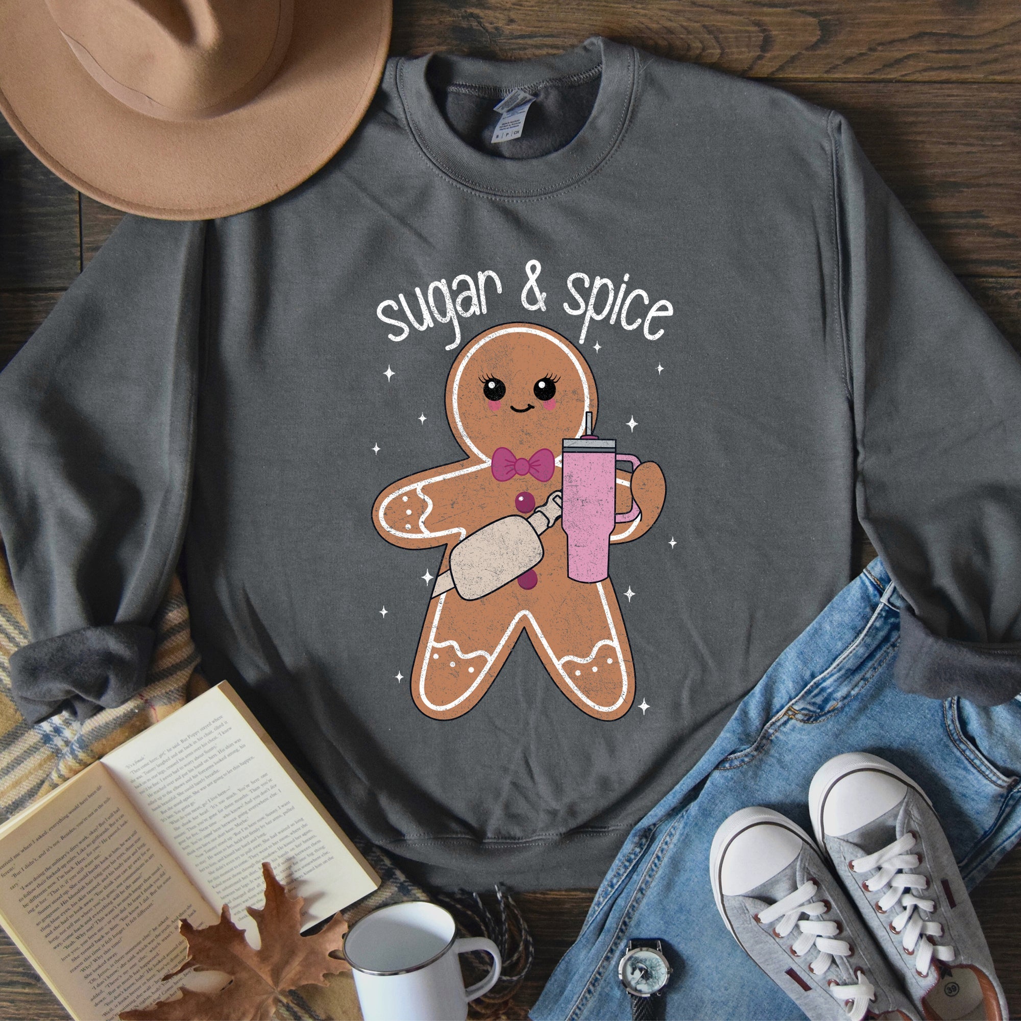 Super And Spice Gingerbread Man Stanley Holiday Edition Cozy Seasonal Collection Sweatshirt