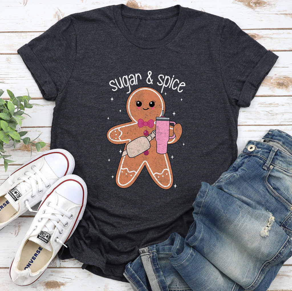 Super And Spice Gingerbread Man Stanley Christmas Whimsical Cookie Cutter Classic Graphic Tee