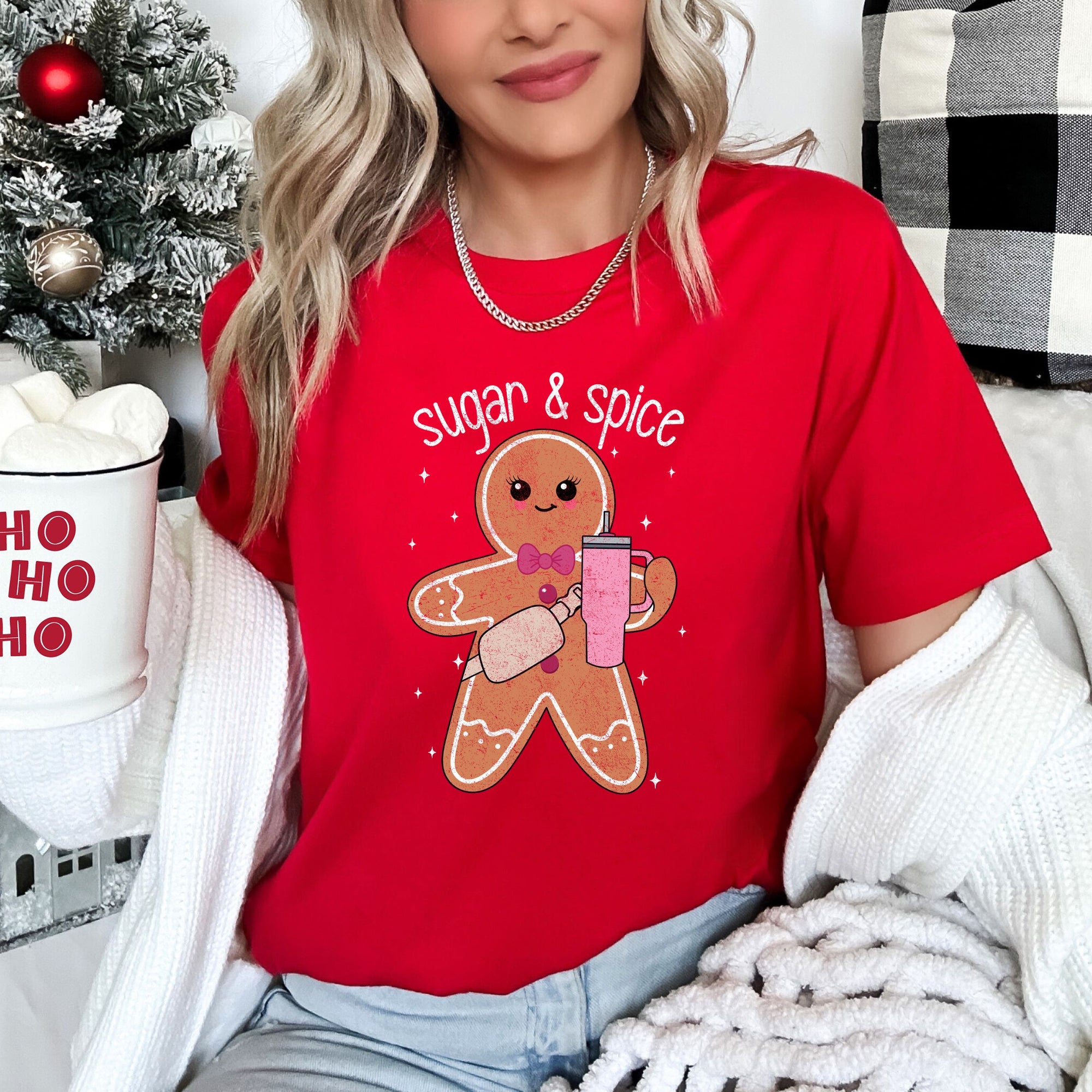 Super And Spice Gingerbread Man Stanley Christmas Whimsical Cookie Cutter Classic Graphic Tee