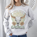 Taurus Zodiac Astrology Horoscope Celestial Bull Constellation Artwork Sweatshirt
