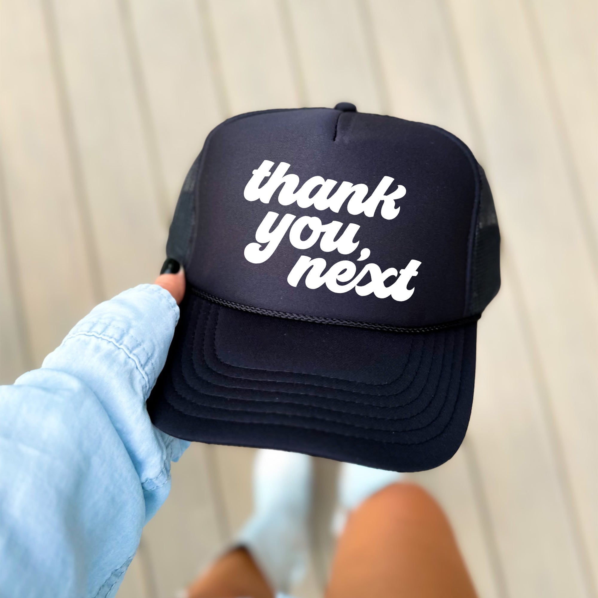 Thank You Next Sassy Funny Quote For Daily Vibes That Boost Your Confidence Trucker Hat
