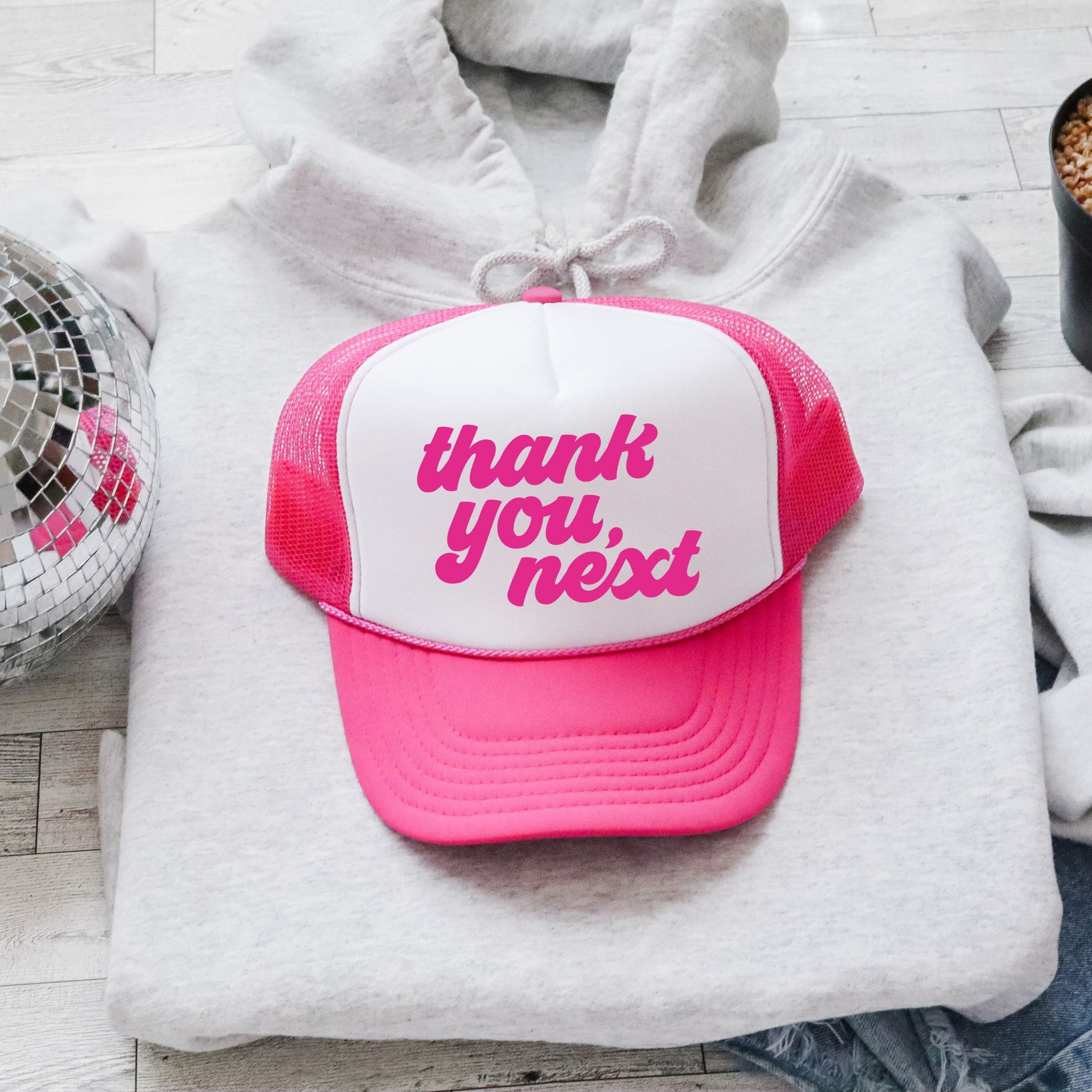 Thank You Next Sassy Bold Statement Graphic That Definitely Turns Heads Everywhere Snapback Trucker Hat
