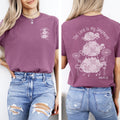 The Lord Is My Shepherd Adorable Lace Sheep Christian Jesus Gospel Faith Saved Comfort Colors Tee