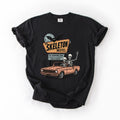 The Skeleton Motel Reading Skeletons Spooky Halloween Graphic Comfort Colors Tee