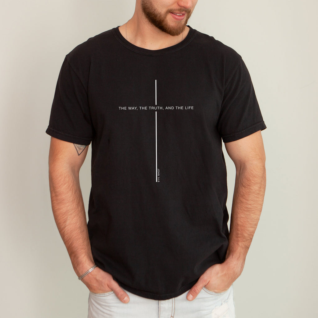 The Way The Truth The Life John Faith Gospel Christian Jesus Religious Comfort Colors Tee
