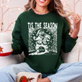 Tis The Season Dancing Santa Geese Christmas Parade Vintage Holiday Party Retro Sweatshirt