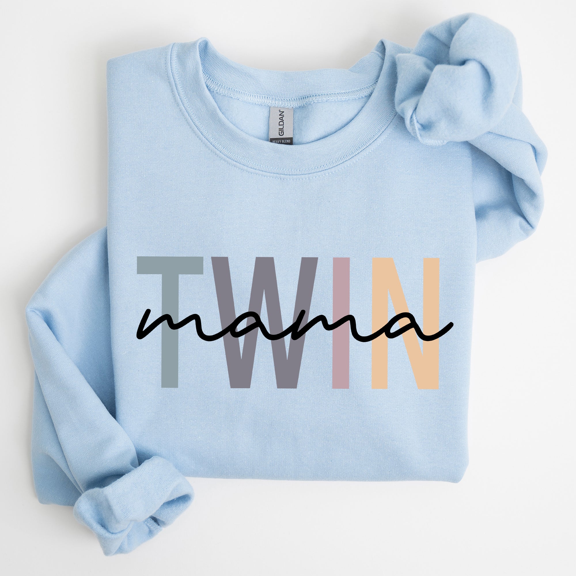 Twin Mama Mom Of Twins Motherhood Proud Forever Striving Everyday Joyful Comfort For Moms Sweatshirt