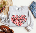 Retro I Love You Forever Vintage Valentines Day Nostalgic Romance Theme Edition Sweatshirt