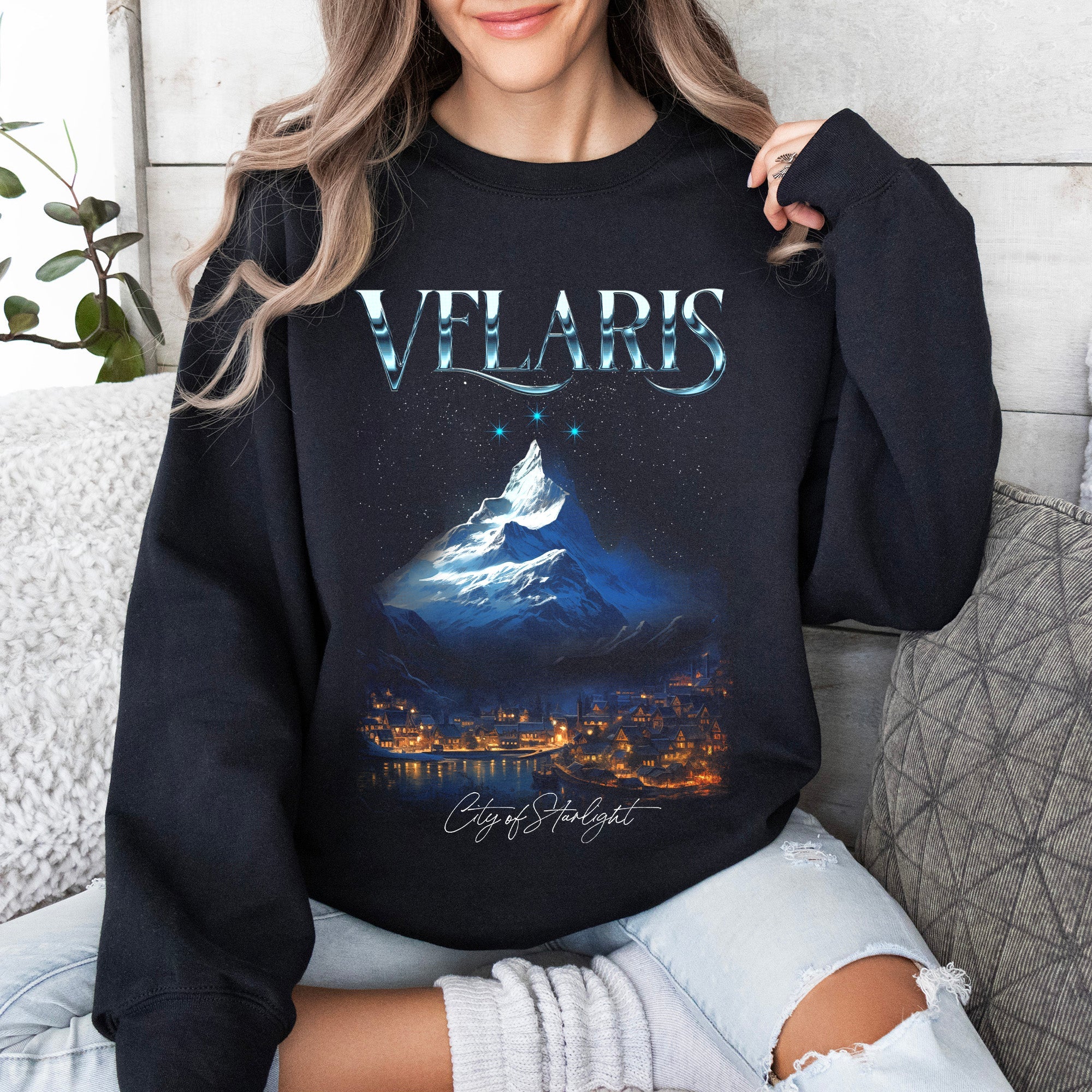 Velaris ACOTAR Night Court City Of Starlight Sarah J Maas House Of Wind Prythian A Court Of Thorns Sweatshirt