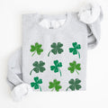 Vintage Shamrocks Ireland Clover St Patrick's Day Irish Heritage Collectible Sweatshirt