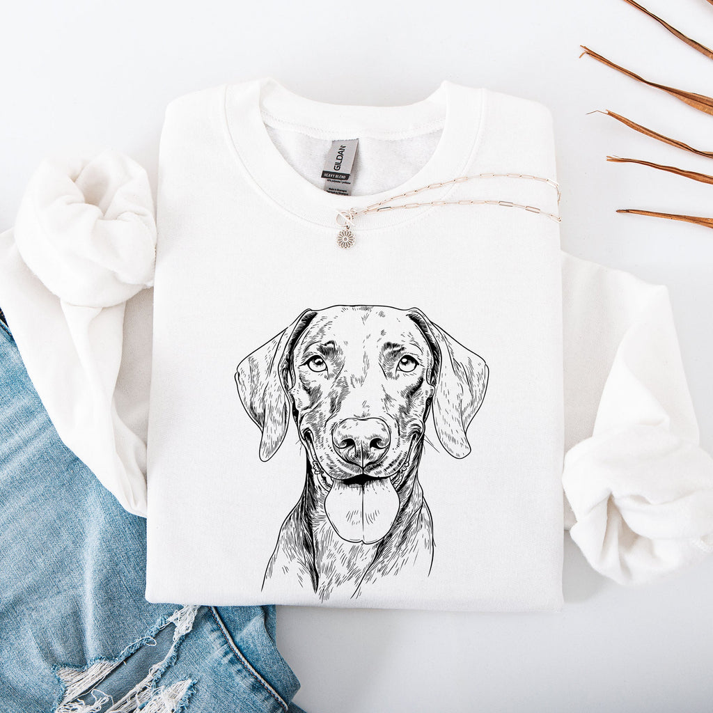 Vizsla Love Forever Friends Breed Pride Illustration And Pet Owner Favorite Saying Sweatshirt