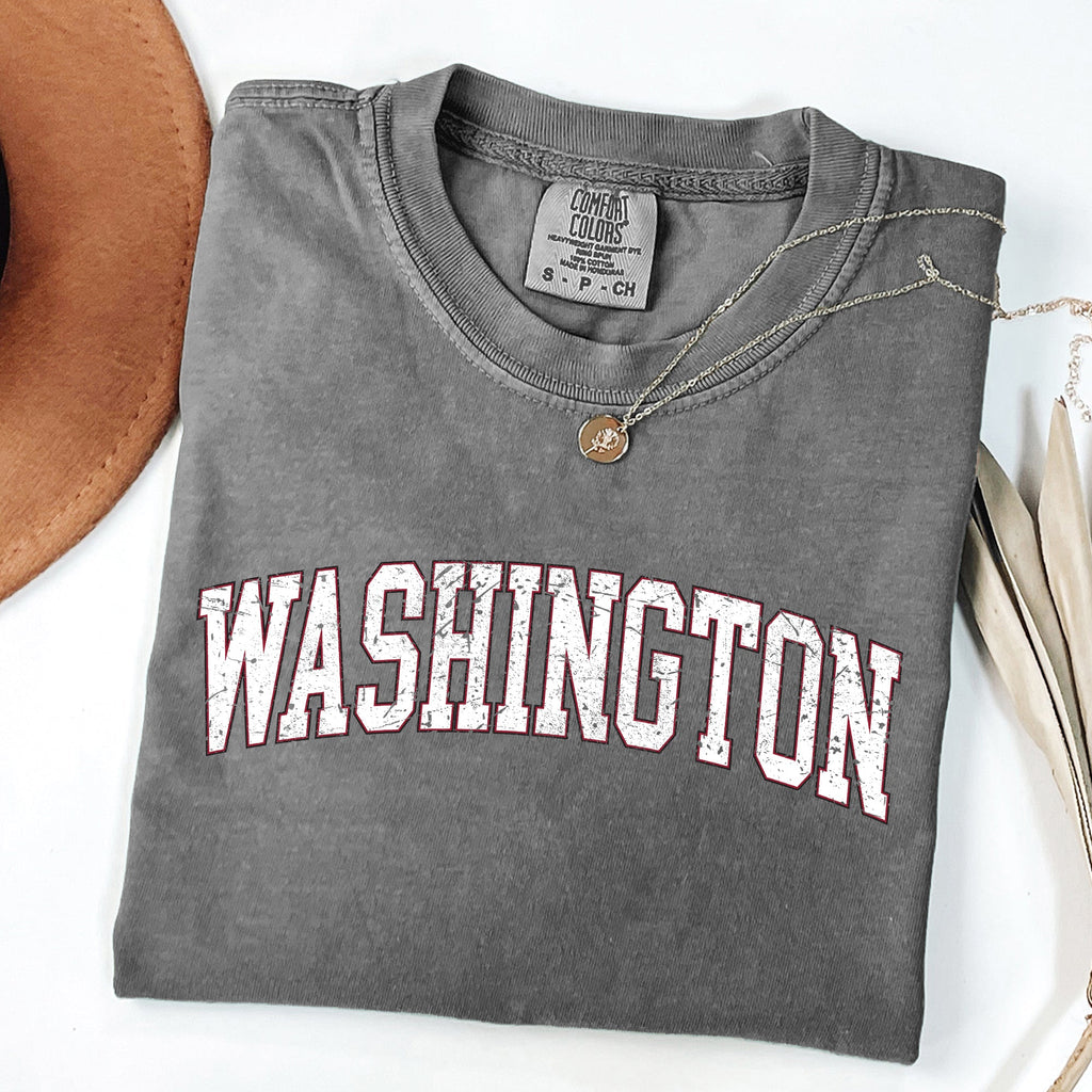 Washington State Football Game Day Tailgate University Pride Edition Comfort Colors Tee