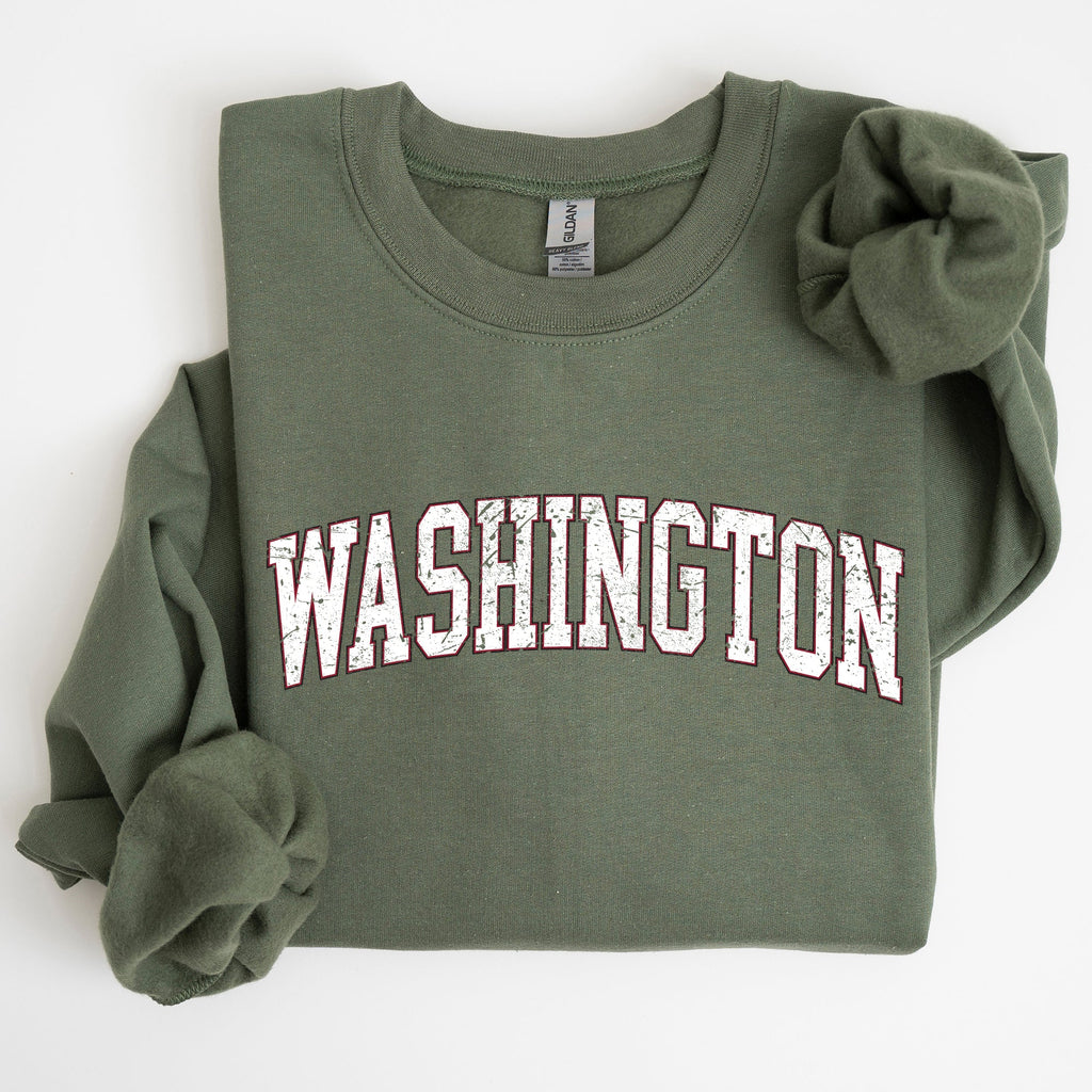 Washington Football Game Day Tailgate Party State University College Big Game Touchdown Sweatshirt