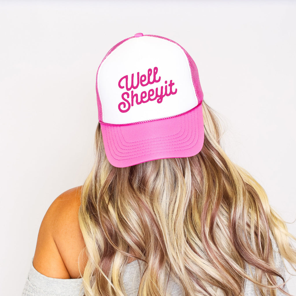Well Sheeyit Sassy Funny Bold Statement You Can Wear Everyday Graphic Trucker Hat