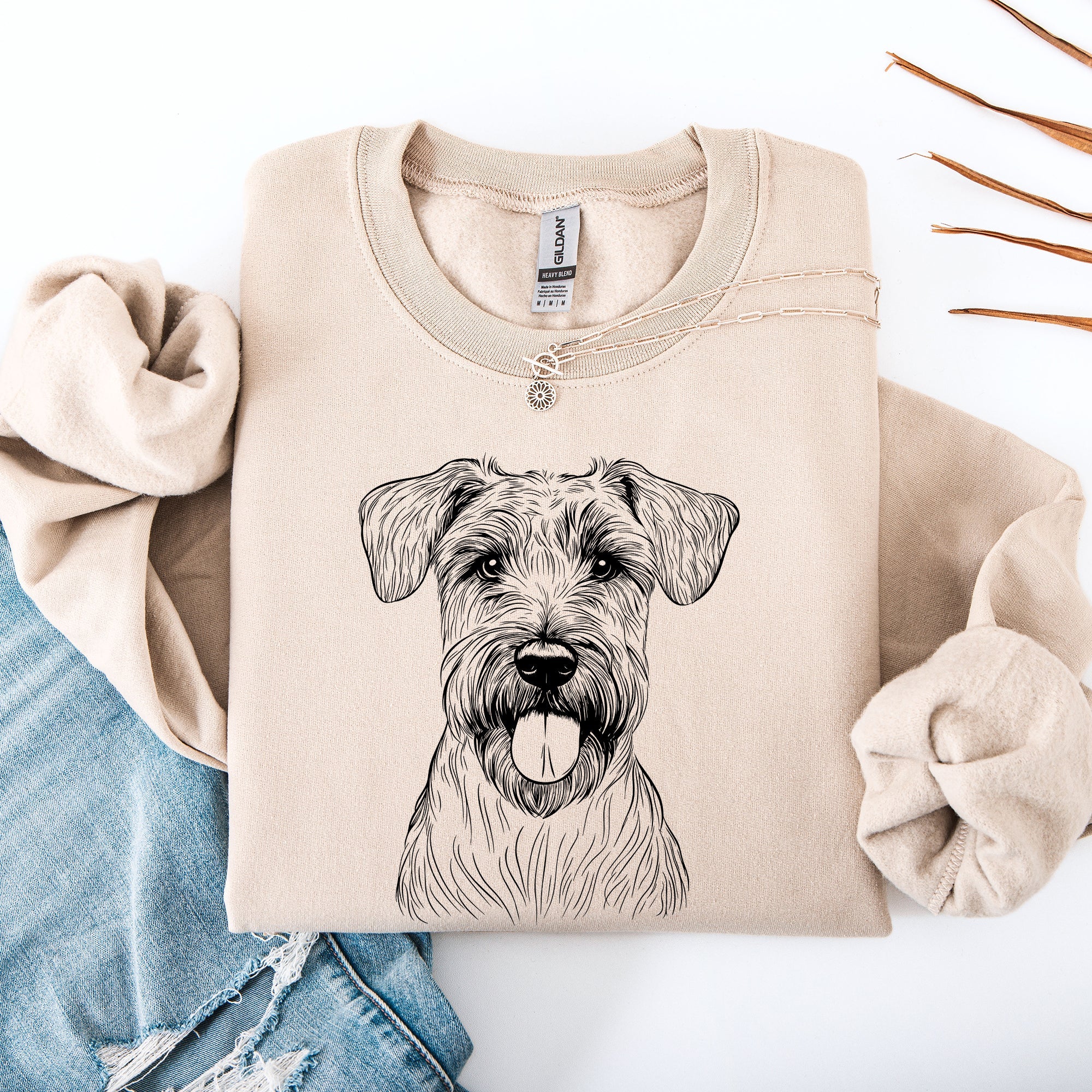 Wheaten Terrier Dog Lover Apparel Celebrate Your Beloved Breed Pride Cozy Cotton Blend Sweatshirt