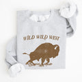 Wild Wild West Buffalo Country Cowboy Cowgirl Western Frontier Saga Collection Vintage Sweatshirt
