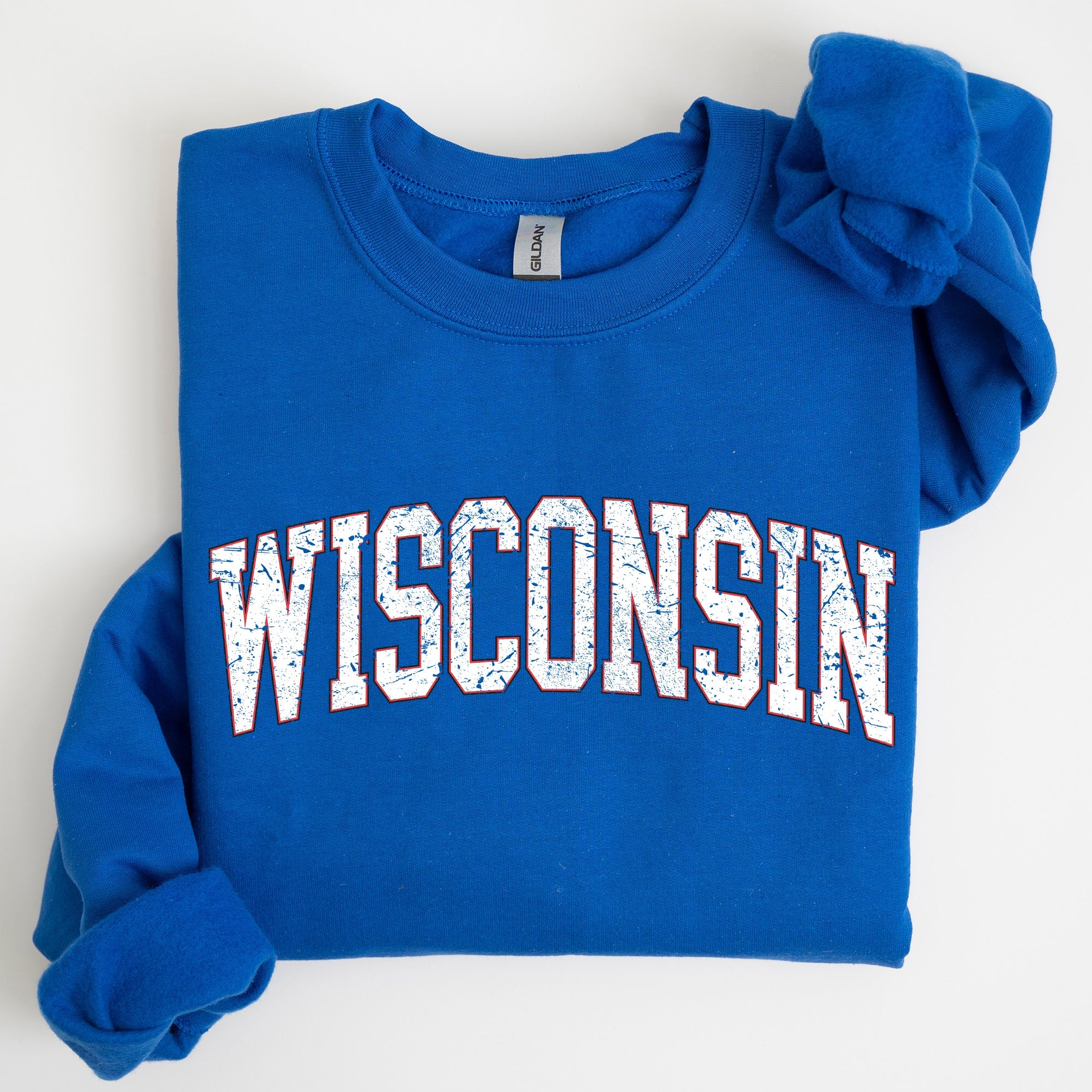 Wisconsin Football Game Day Big Game Touchdown Tailgate Party University State Sweatshirt