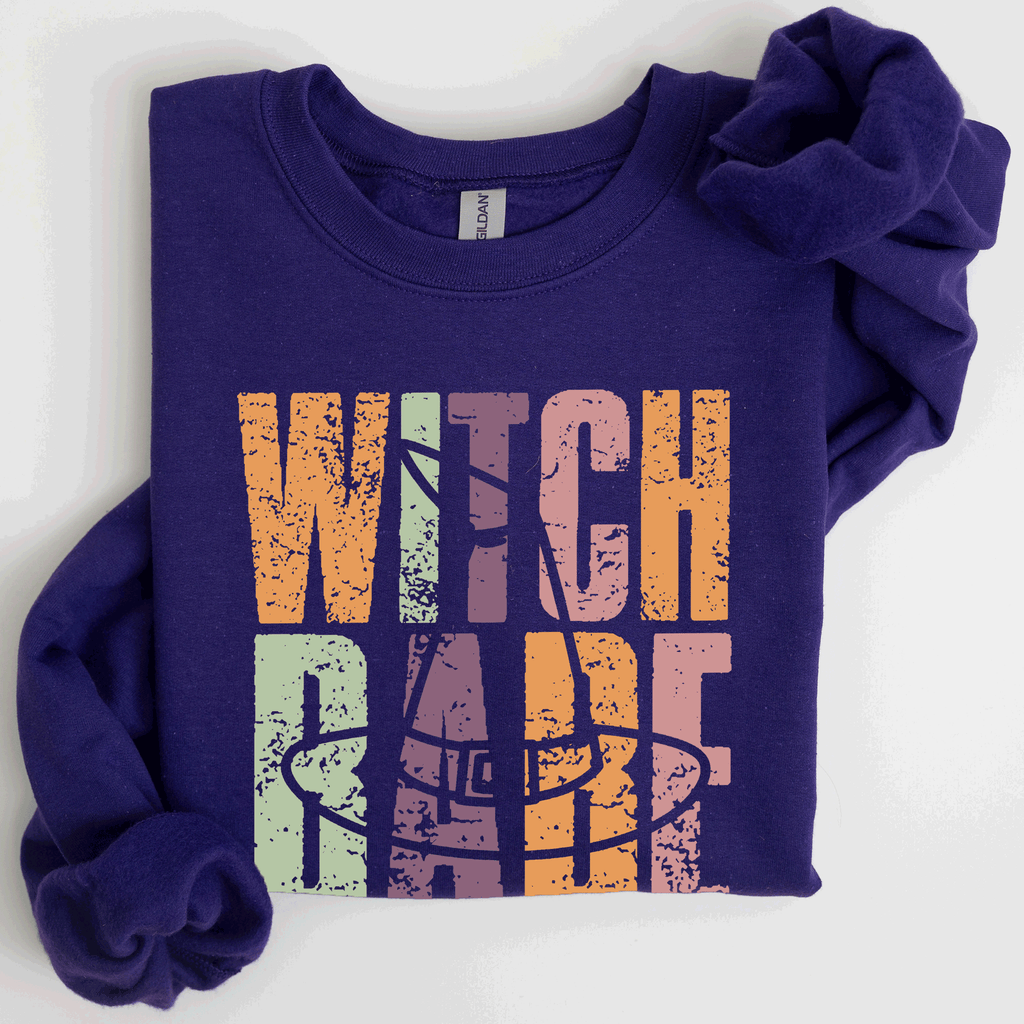 Witch Babe Halloween Mood Vibes Cozy Nightfall Mystic Spirit Edition Extra Sweatshirt