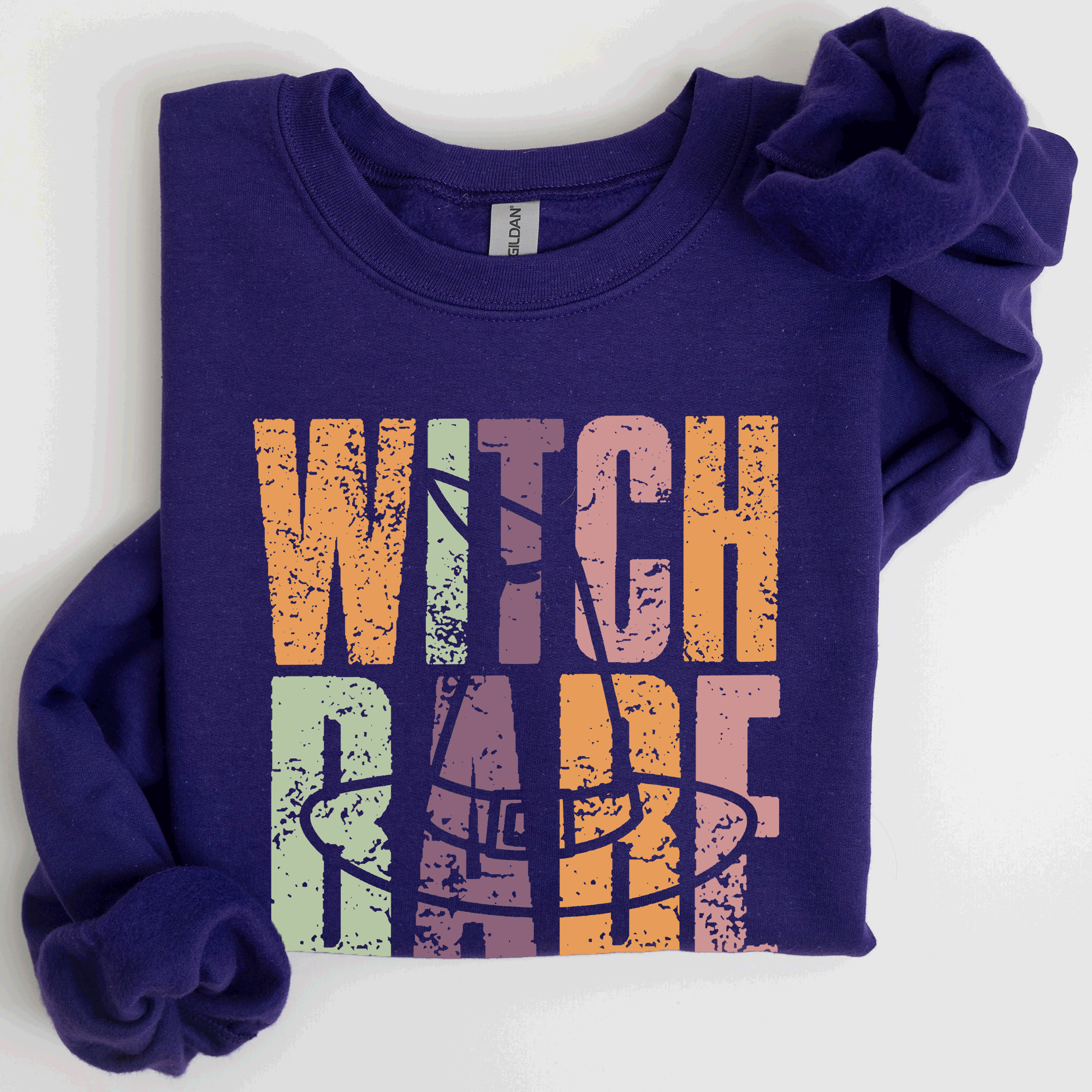 Witch Babe Halloween Mood Vibes Cozy Nightfall Mystic Spirit Edition Extra Sweatshirt