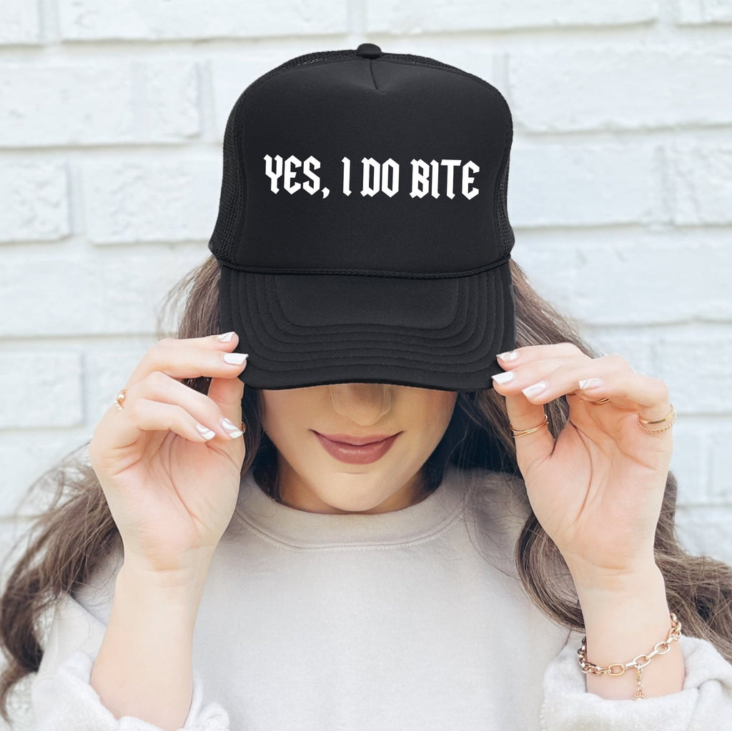 Yes, I Do Bite Trucker Hat