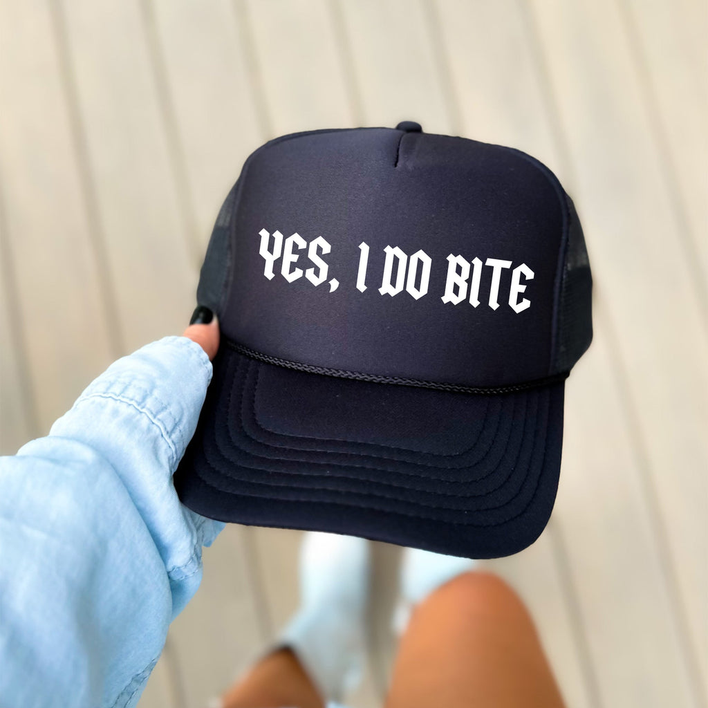 Yes, I Do Bite Trucker Hat