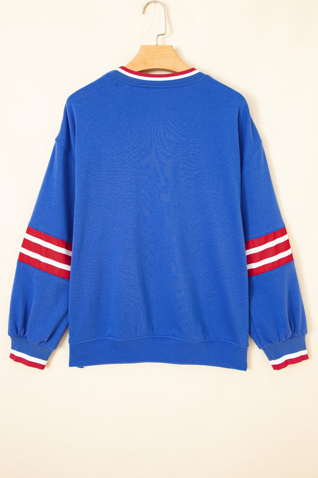 Racing Graphic Embroidered Patch Long Sleeve Sweatshirt