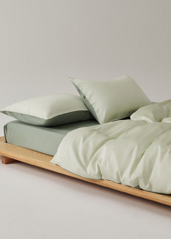 Adeline Pastel Silky Cooling TENCEL™ Bedding Set / Gray