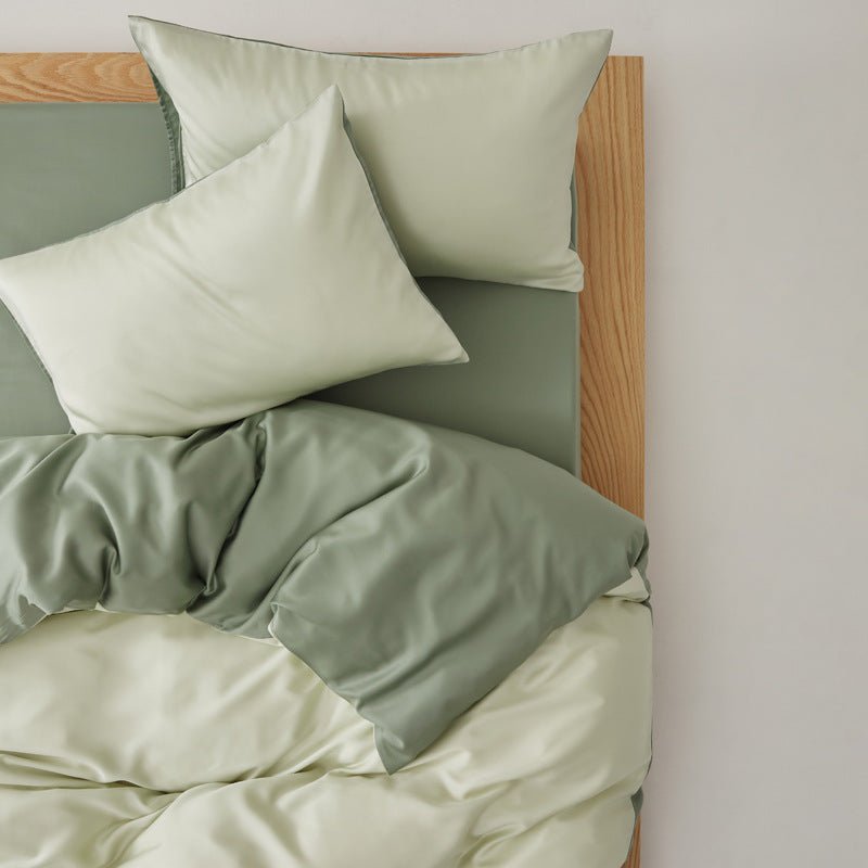 Adeline Pastel Silky Cooling TENCEL™ Bedding Set / Brown