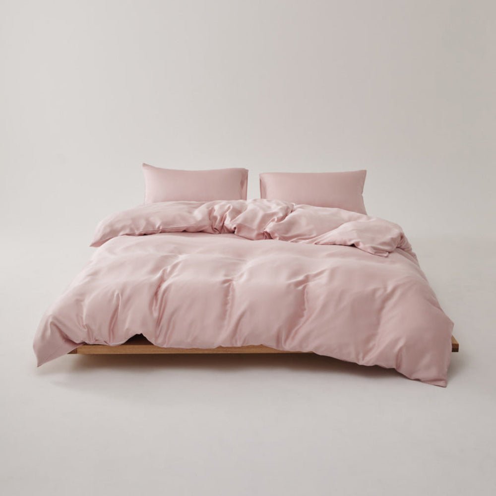 Adeline Pastel Silky Cooling TENCEL™ Bedding Set / Brown