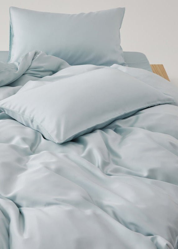 Adeline Pastel Silky Cooling TENCEL™ Bedding Set / Green