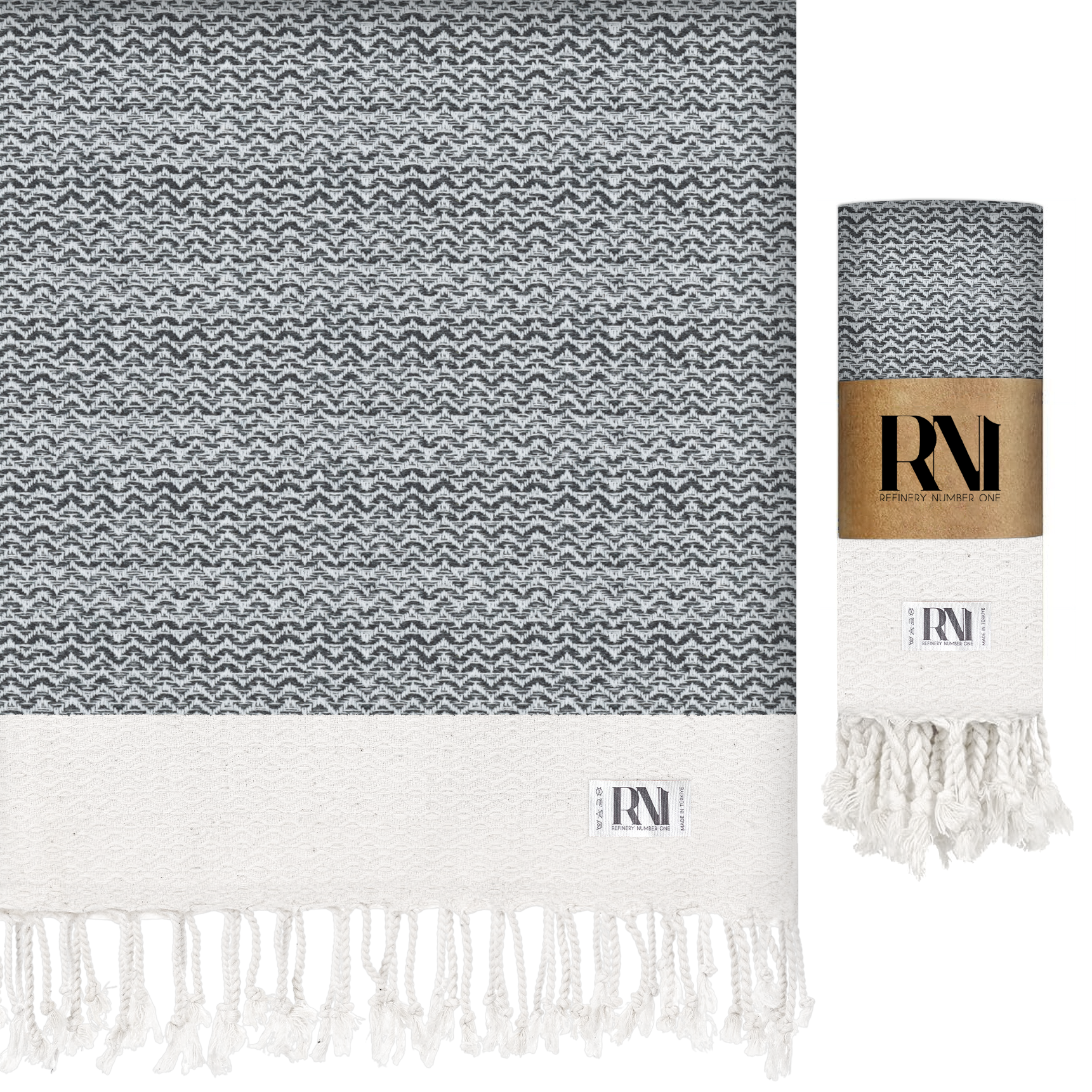 Artisan's Zigzag Peshtemal Beach Bath Gym Yoga For Travel Spa And Wellness Turkish Towel