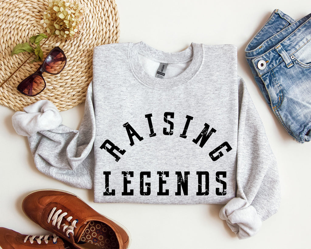Raising Legends Mother's Day Sports Mom Coach Father's Day Celebration Edition Sweatshirt