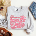 Holly Dolly Christmas Country Music Holiday Cheer Festive Cozy Vibe Graphic Sweatshirt