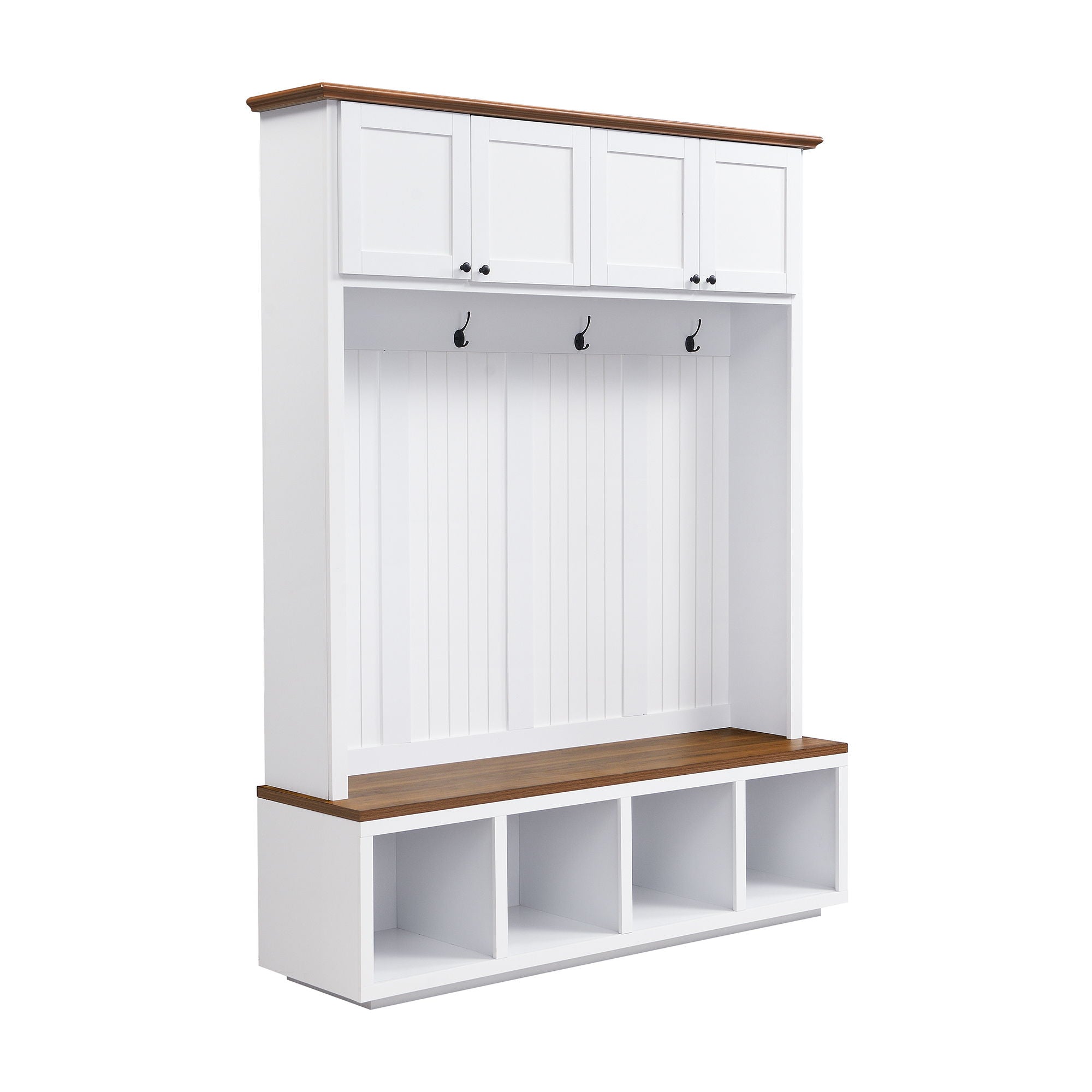 Entryway Hall Tree With Bench And Storage