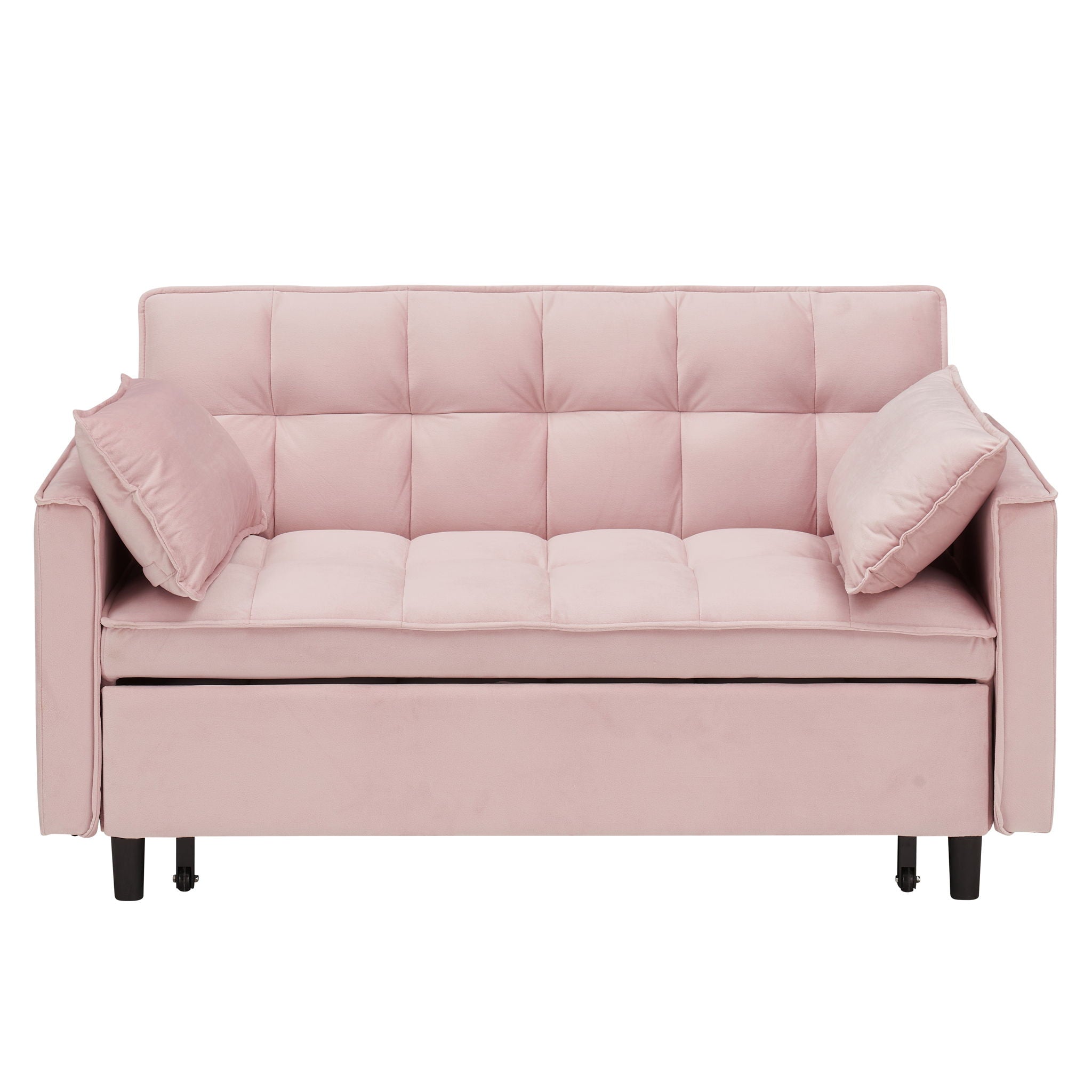 Sofa Bed With Pockets, 3 In 1 Convertible For Living Room