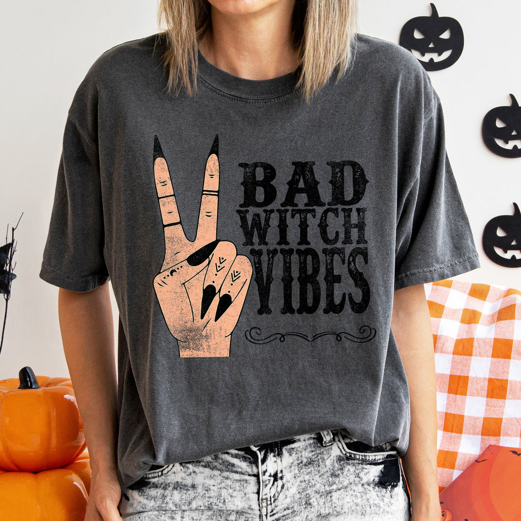 Bad Witch Vibes Comfort Colors Tee