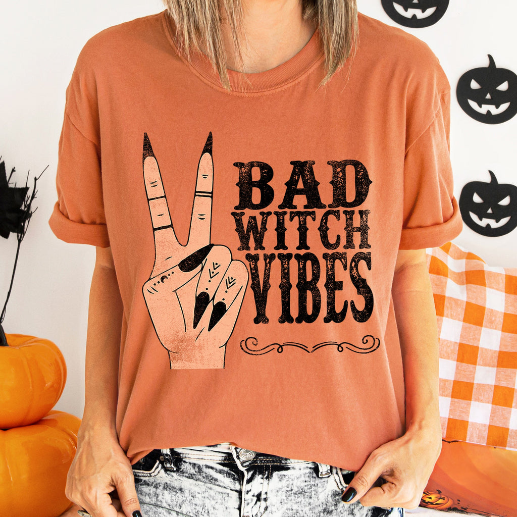 Bad Witch Vibes Comfort Colors Tee