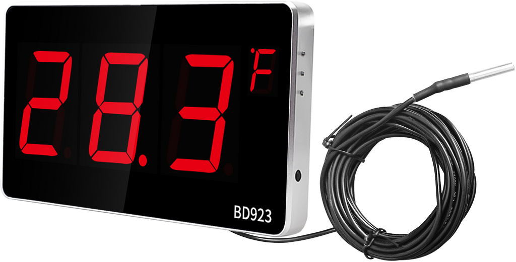 BD923 Large Display Commercial Thermometer with Waterproof Probe