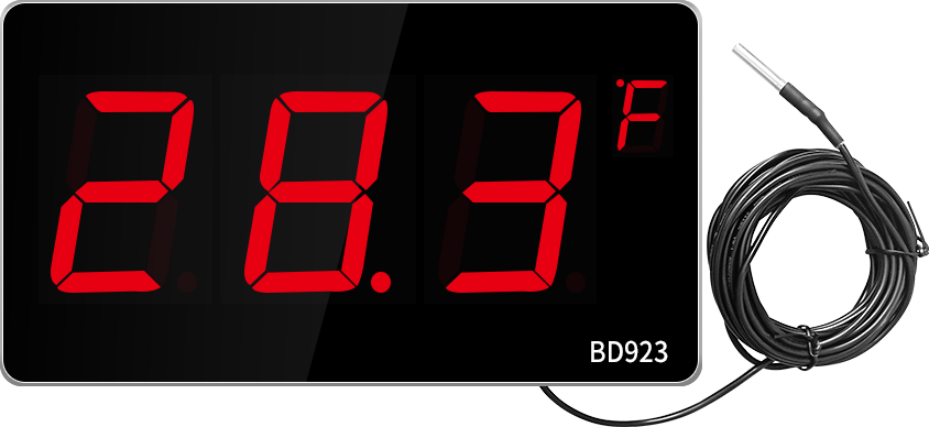 BD923 Large Display Commercial Thermometer with Waterproof Probe